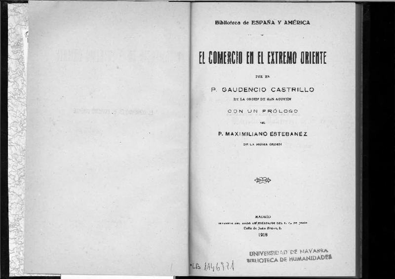 Fragmento de <em>El Comercio en Extremo Oriente</em>, de Gaudencio Castrillo