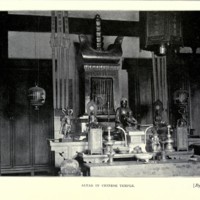 Altar in Chinese temple