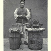 Selling dried persimmons