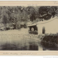 Kushan Monastery. Sacred Fish Pond