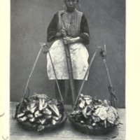 Foochow woman selling vegetables