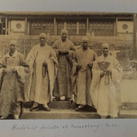 Buddhist priests at monastery. No. 22