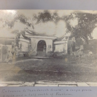 Entrance to Mandarin&#039;s Grave - a large grave a mile and a half south  of Foochow