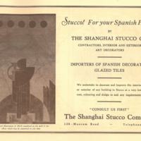 Anuncio de The Shanghai Stucco Co.