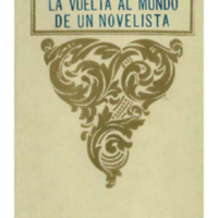 Portada e inicio de 'La vuelta al mundo de un novelista', de Vicente Blasco Ibáñez